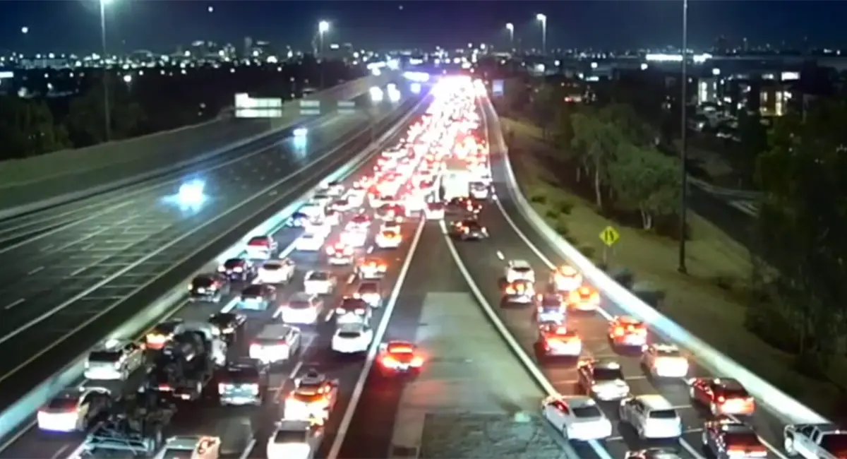 7 Car Crash on the 202 Freeway Causes Fatality - DUI Suspected