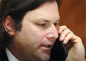 Aaron Black DUI Defense Attorney on Phone With Client