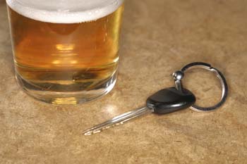 Beer and car keys