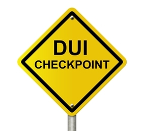 DUI Checkpoint Sign