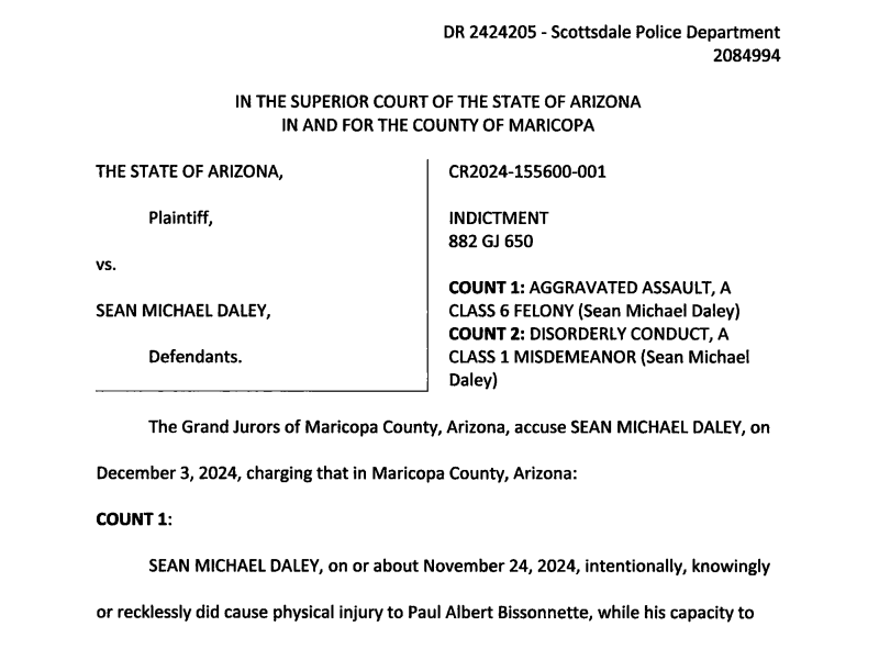 Sean Michael Daley Indictment