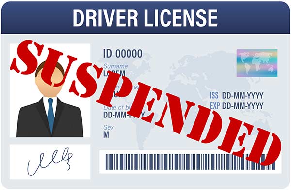 Suspended Drivers License from DUI Conviction