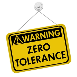 Zero tolerance for a DUI
