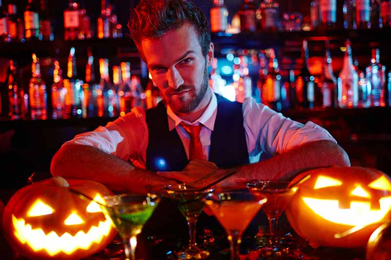 Bartender at Halloween Pub Crawl