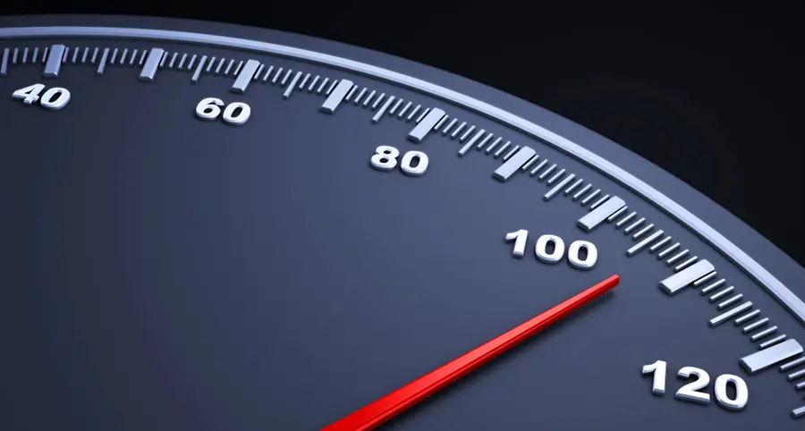 Speedometer Showing Criminal Speeding MPH